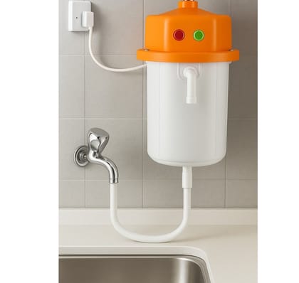 SPARKWORLD Instant Water Tap Heater | Colour: Indian