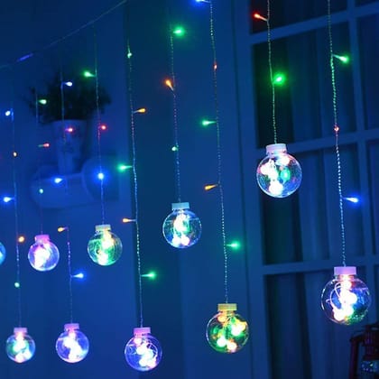 SPARKWORLD 20 LED Multicolor Gift Box Ball String Light Decorative Fairy Lights for Diwali, Christmas, Parties & Home Decor | Size: 3.05 m | Colour: Gift Ball (Multicolor)