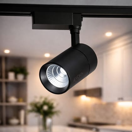 SPARKWORLD 30W LED Track Spot Light | Natural White Ceiling Focus Light with 180 Rotatable Head | Modern Lighting for Home & Showrooms (Track Not Included)