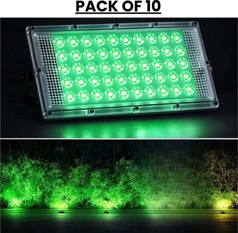 SPARKWORLD 50W BRICK LIGHT Flood Light Outdoor Lamp (Green)