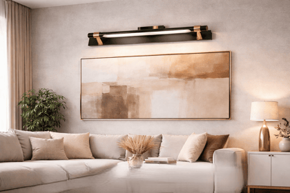 SPARKWORLD LED Picture / Vanity Wall Light (3 Color Mode) – Rose Gold & Black Finish, Adjustable, Wall Mounted | Colour: LX376WL|12W|RG|BK