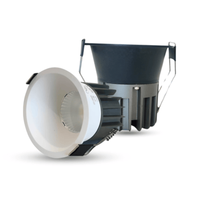 SPARKWORLD 12W LED Surface COB Spot Light Black Body with Rose Gold Reflector | Natural White Ceiling Focus Light | Pack of 1