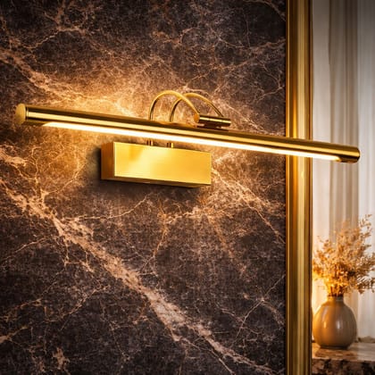 SPARKWORLD Picture Light Wall Lamp With Bulb | Colour: LX176WL(GD)