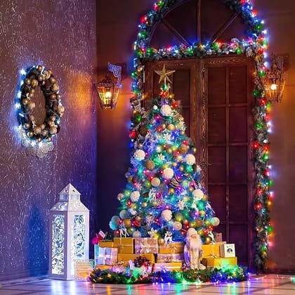 SPARKWORLD Multicolor 152 LEDs 55M Color Changing Rice Lights Decorative String Light | Pack of 1 | Size: 55 M