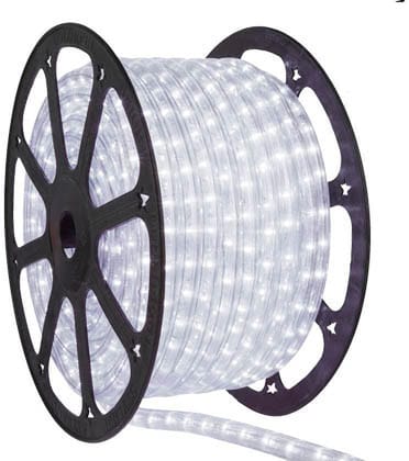 SPARKWORLD Waterproof LED Rope Light Bright White Decorative Lighting for Festivals, Events, Indoor & Outdoor Home Decoration (Pack of 1) | Size: 10.16 m