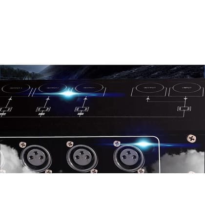 SPARKWORLD 8 Way DMX Distributor / DMX Splitter Amplifier with Isolated Outputs (19-Inch Rack Mount) | Colour: DXM Splitter (8)