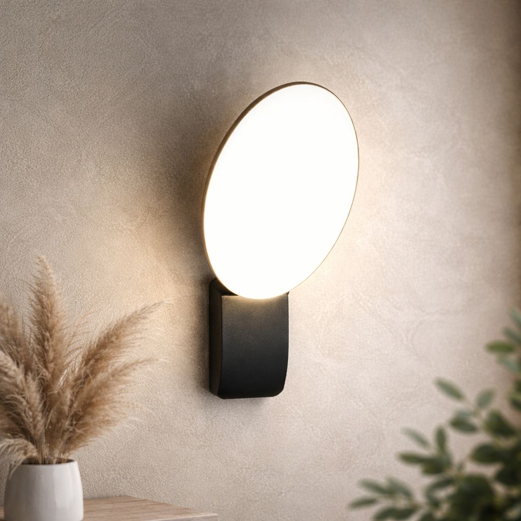 SPARKWORLD Golden lighting Up and Down wall plate, yellow Warm lighting | Colour: LX628/12W/BK