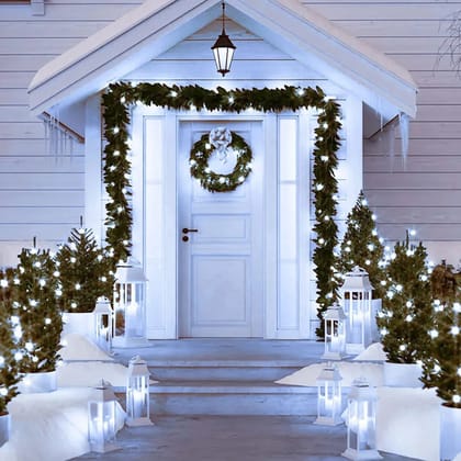 SPARKWORLD 25 Meter White Rice Lights with 74 LEDs | Decorative Steady Glow Fairy Lights for Home, Festivals & Events (Pack of 1)