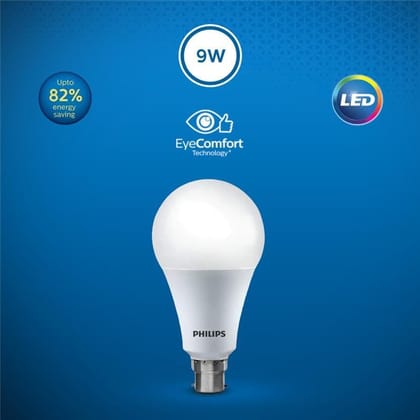Philips Ace Saver 9W LED Bulb B22 Base Cool Day White | Pack of 2 | Energy-Efficient Lighting Solution
