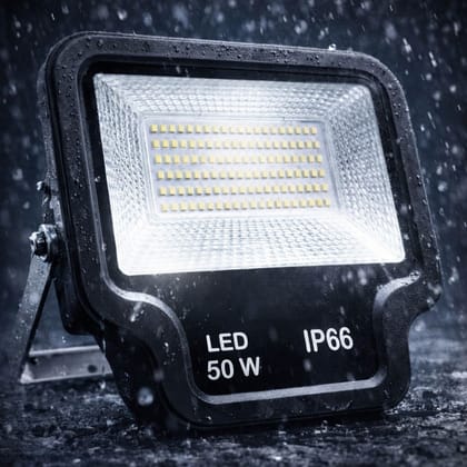 SPARKWORLD 50 Watt TV Model IP66 Waterproof Led Flood Light Outdoor Lamp (White)