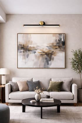 SPARKWORLD LED Picture Light | Gold & Black Finish | Warm/Natural/Cool White (3C) | Modern Wall Mounted Light | Colour: LX775WL/6W/GD/BK SPARKWORLD LED Picture Light | Gold & Black Finish | Warm/Natural/Cool White (3C) | Modern Wall Mounted Light | Colour: LX775WL/6W/GD/BK
