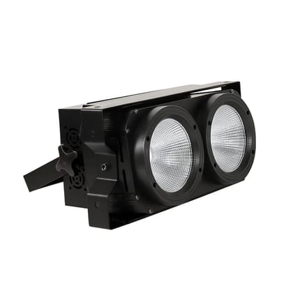 SPARKWORLD 200W Dual COB LED Blinder Light – Super Bright Professional Stage & Event Lighting | Colour: 2 Eye Blinder