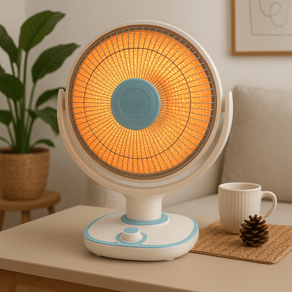 SPARKWORLD Room Heater 1200 Watts Carbon Room Heater | Colour: Sun Heater