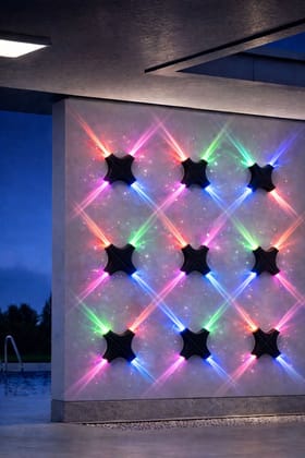SPARKWORLD BB-1150 Multicolor LED Outdoor Gate Lamp Decorative Waterproof Pillar Light for Home, Garden & Entrance SPARKWORLD BB-1150 Multicolor LED Outdoor Gate Lamp Decorative Waterproof Pillar Light for Home, Garden & Entrance