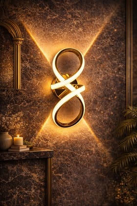 SPARKWORLD Infinity Loop LED Wall Light