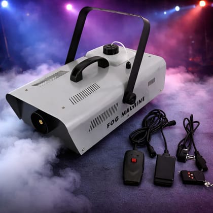SPARKWORLD 1200 W Portable Fog Machine Wired & Wireless Remote, 2.5 L Tank, Quick Heat-Up | Colour: 1200w