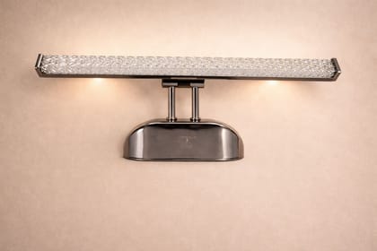 SPARKWORLD LED Picture Light | 3 Color Mode (Warm / Natural / Cool White) | Crystal Bar Wall Light for Mirror, Painting & Wall Frame | Colour: LX175WL|8W|PB
