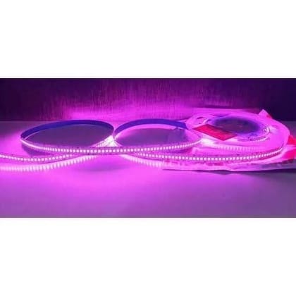 SPARKWORLD 5 Meter Pink LED Strip Light | 240 LEDs/m | Flexible Decorative Cove Light with SMPS Self-Adhesive