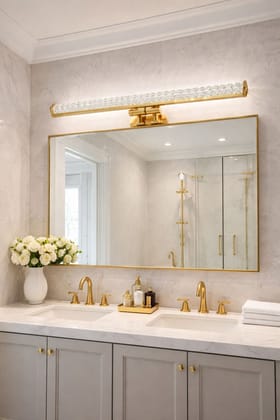 SPARKWORLD LED Picture Light | Gold Finish | 3 Color Mode (Warm / Natural / Cool White) | Wall Mounted Decorative Frame Light | Colour: LX175WL|8W|GD