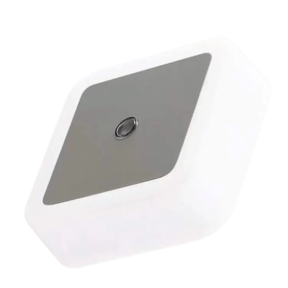 SPARKWORLD Plug-in Auto Sensor LED Night Light (Yellow) with Detachable Prong Adapters