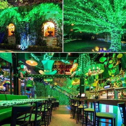 SPARKWORLD 21 Meter Green LED Decorative Ladi Light (Pack of 3) | Bright Green String Lights for Diwali, Christmas, Wedding & Outdoor Use SPARKWORLD 21 Meter Green LED Decorative Ladi Light (Pack of 3) | Bright Green String Lights for Diwali, Christmas, Wedding & Outdoor Use