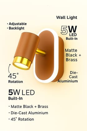 SPARKWORLD Focus Beam Wall Light | Colour: 1+1
