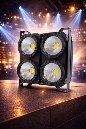 SPARKWORLD 400W Quad COB LED Flood Light | Ultra Bright Stadium & Outdoor High Mast Light | Colour: 4 Eye Blinder